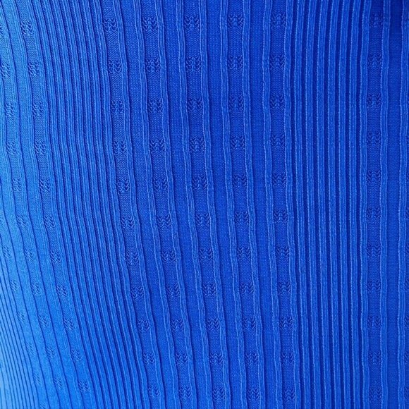 L SPACE by MONICA WISE Swimsuit Blue Cheeky 1 Piece Womens Size 6 NEW $187 - Picture 3 of 8